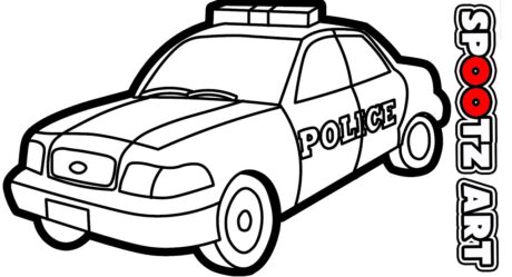 Detail Menggambar Mobil Polisi Nomer 50