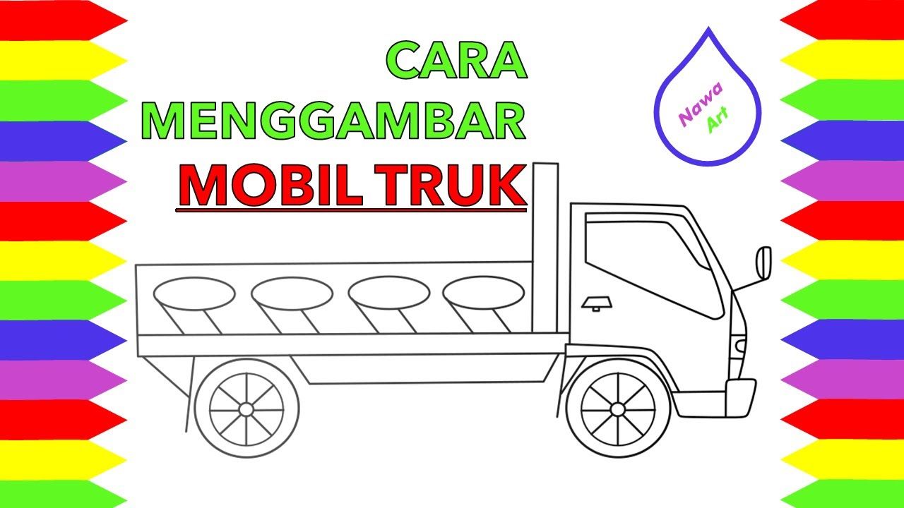 Detail Menggambar Mobil Truk Nomer 51