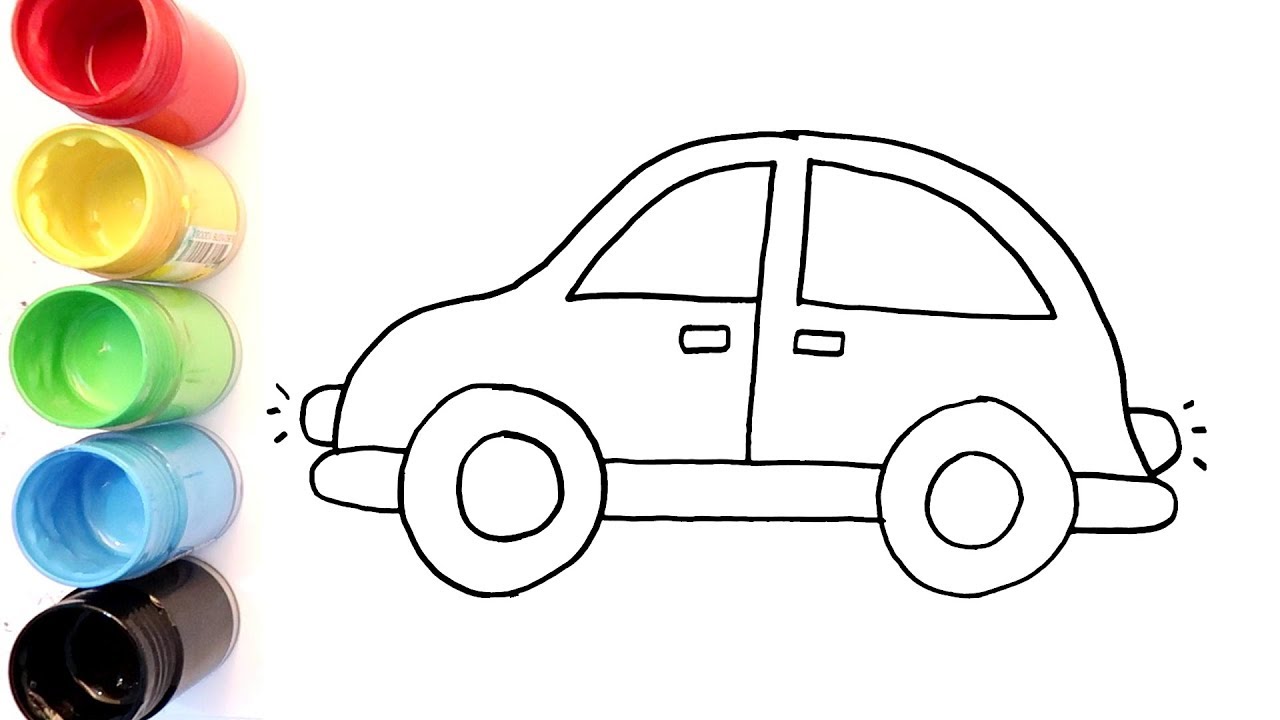 Detail Menggambar Mobil Untuk Anak Tk Nomer 10