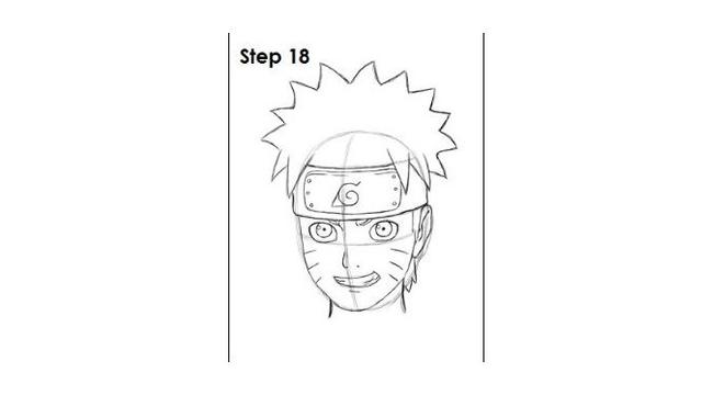 Detail Menggambar Naruto Dengan Pensil Nomer 19