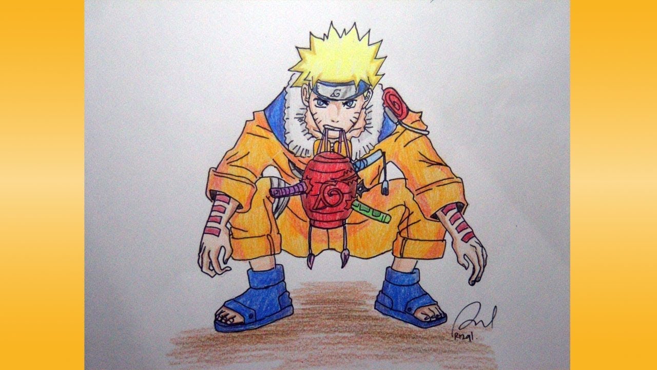 Detail Menggambar Naruto Dengan Pensil Nomer 20