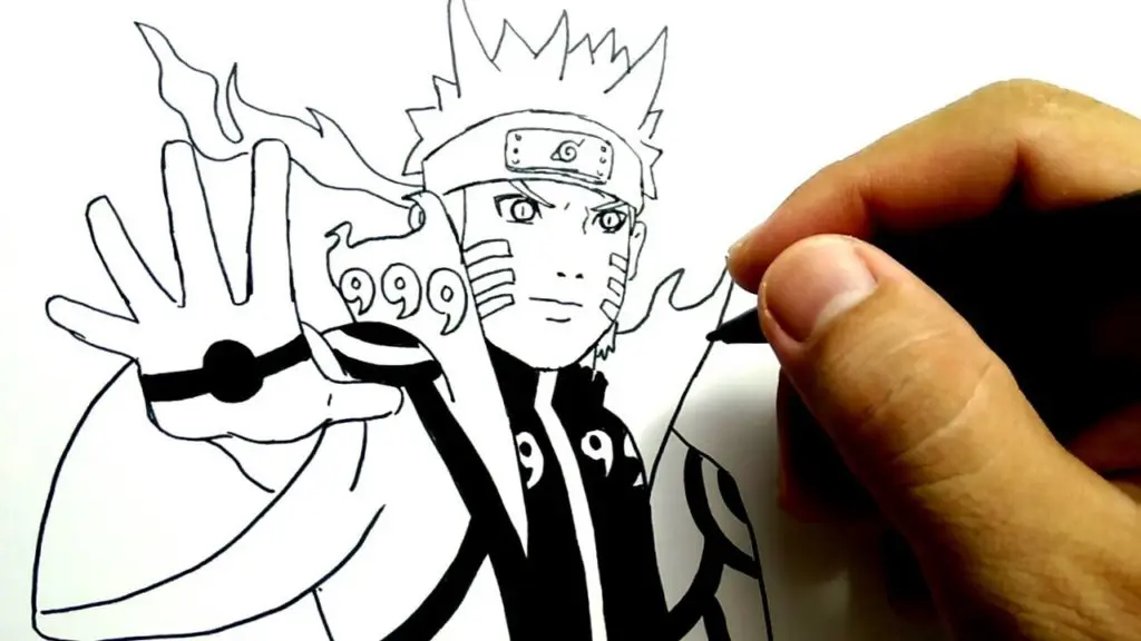 Detail Menggambar Naruto Dengan Pensil Nomer 55