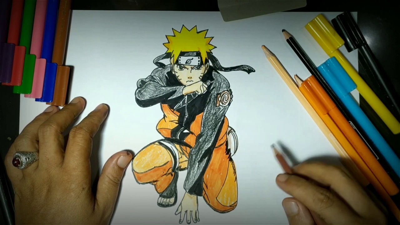 Detail Menggambar Naruto Dengan Pensil Nomer 8