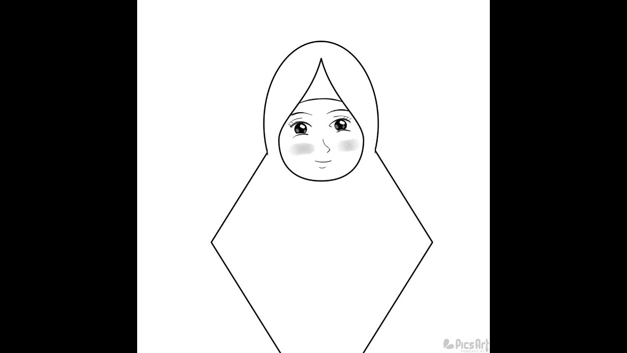 Detail Menggambar Orang Berhijab Nomer 49