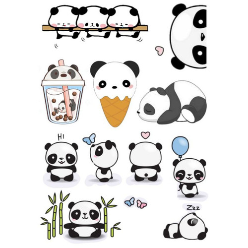 Detail Menggambar Panda Lucu Nomer 2