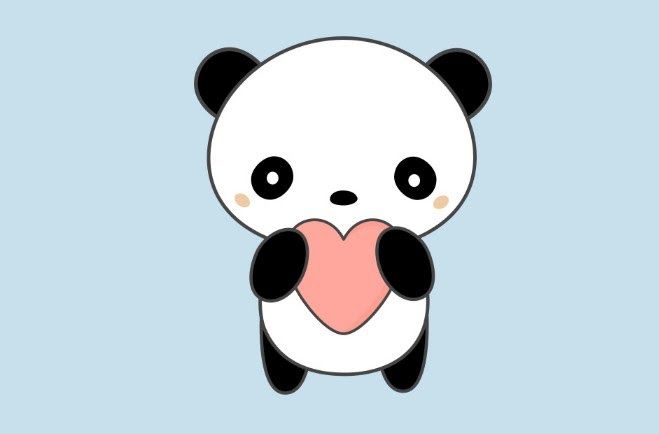 Download Menggambar Panda Lucu Nomer 14