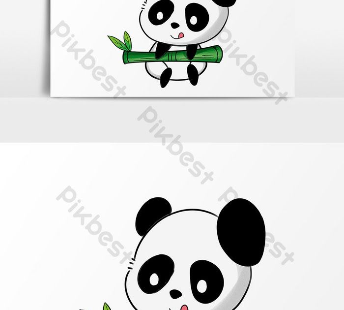 Detail Menggambar Panda Lucu Nomer 19