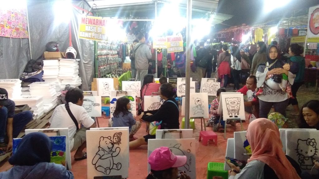 Detail Menggambar Pasar Malam Nomer 35