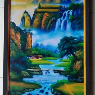 Detail Menggambar Pemandangan Air Terjun Nomer 44