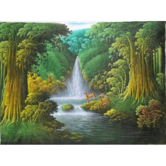 Detail Menggambar Pemandangan Air Terjun Nomer 54