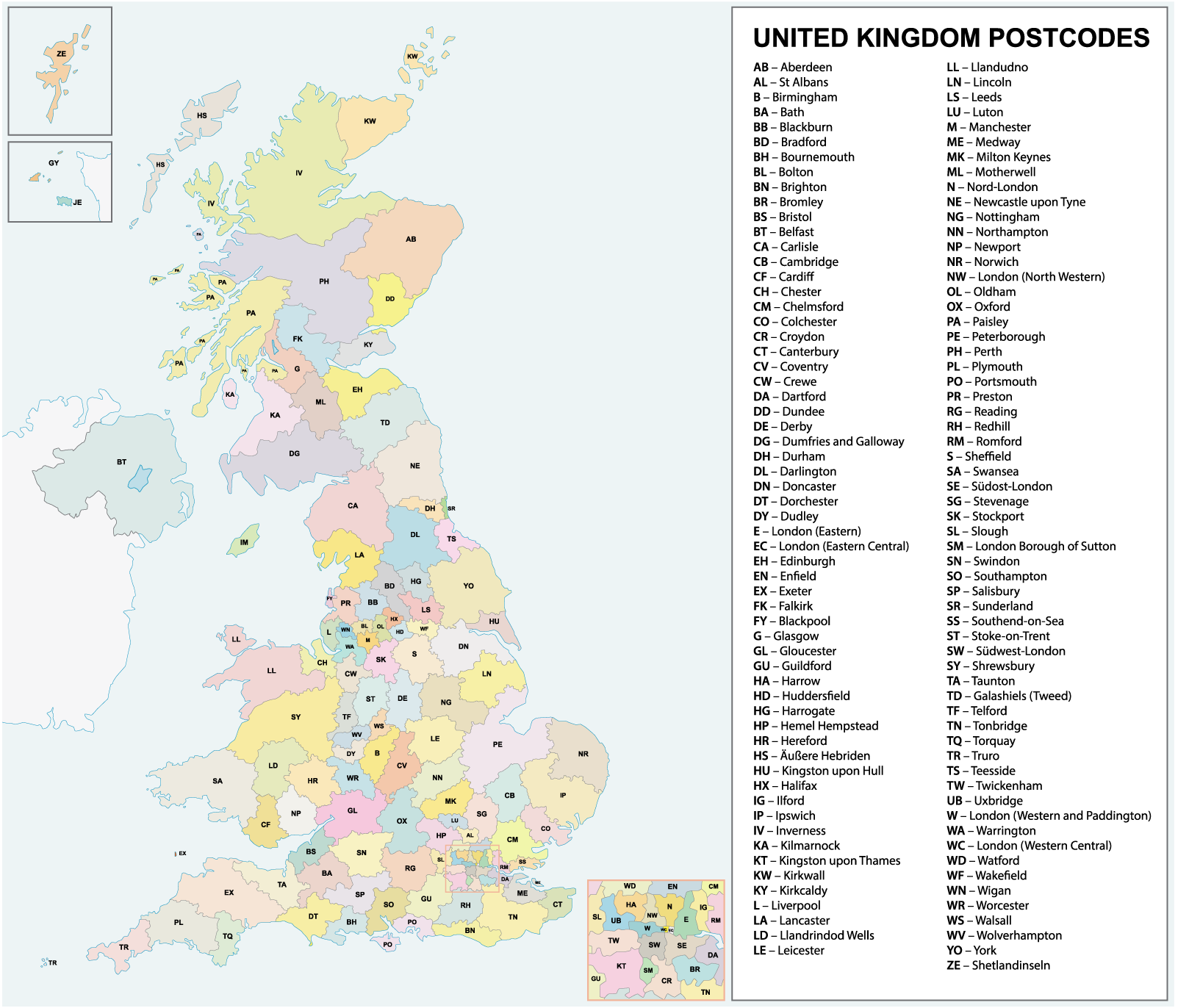 Detail Kode Pos United Kingdom Nomer 5