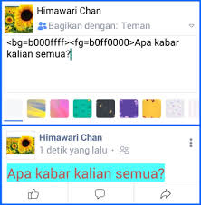 Detail Kode Status Fb Berwarna Nomer 21