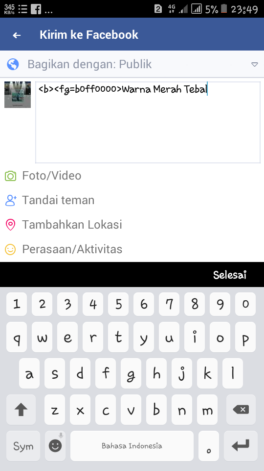 Detail Kode Status Fb Berwarna Nomer 39