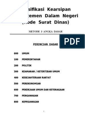 Detail Kode Surat Dinas Pendidikan Sekolah Dasar Nomer 11