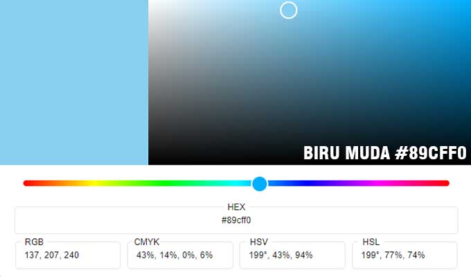 Detail Kode Warna Biru Langit Nomer 25