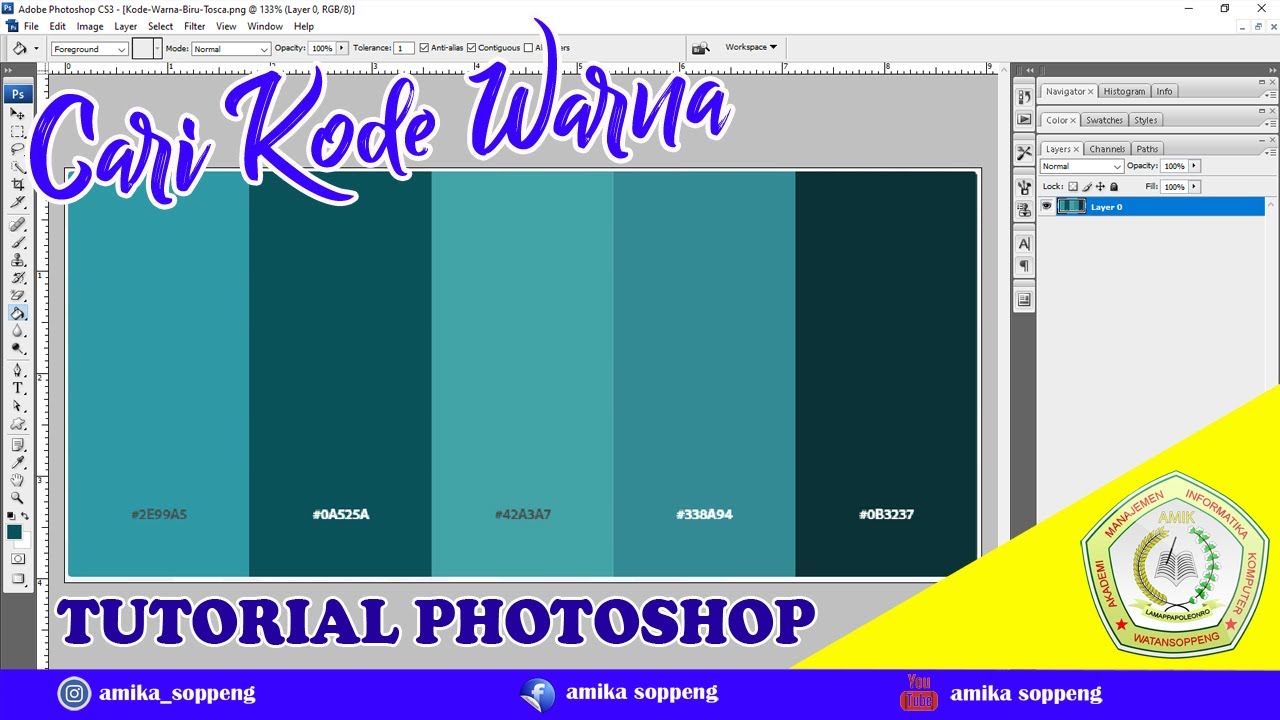 Detail Kode Warna Hijau Tosca Di Photoshop Nomer 12