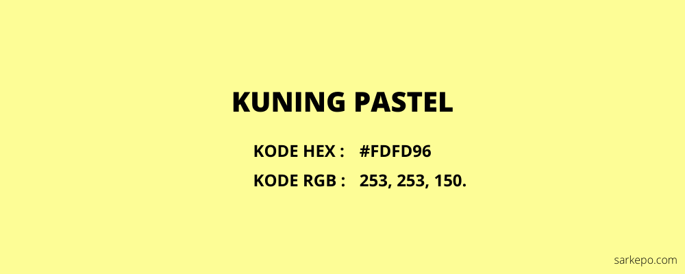 Detail Kode Warna Kuning Stabilo Nomer 32