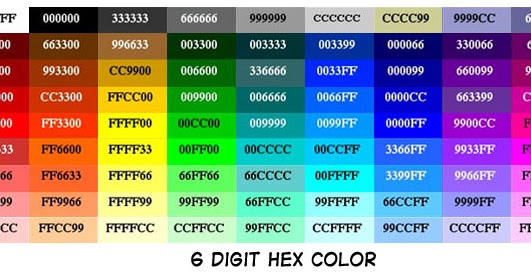 Detail Kode Warna Web Nomer 3