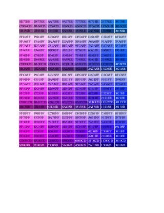 Detail Kode Warna Web Nomer 30