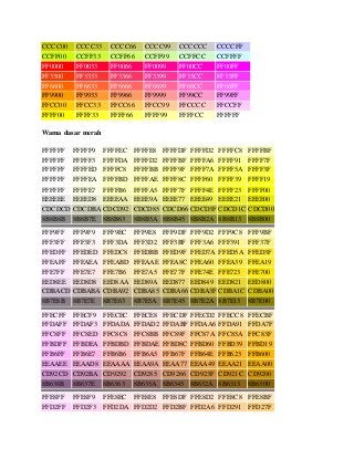 Detail Kode Warna Web Nomer 40