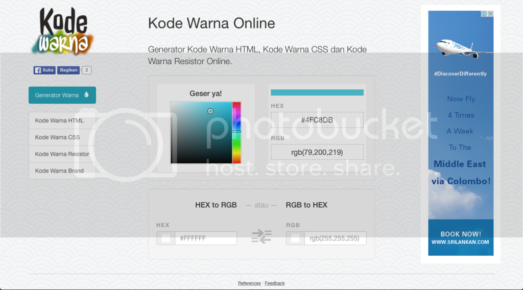 Detail Kode Warna Web Nomer 42