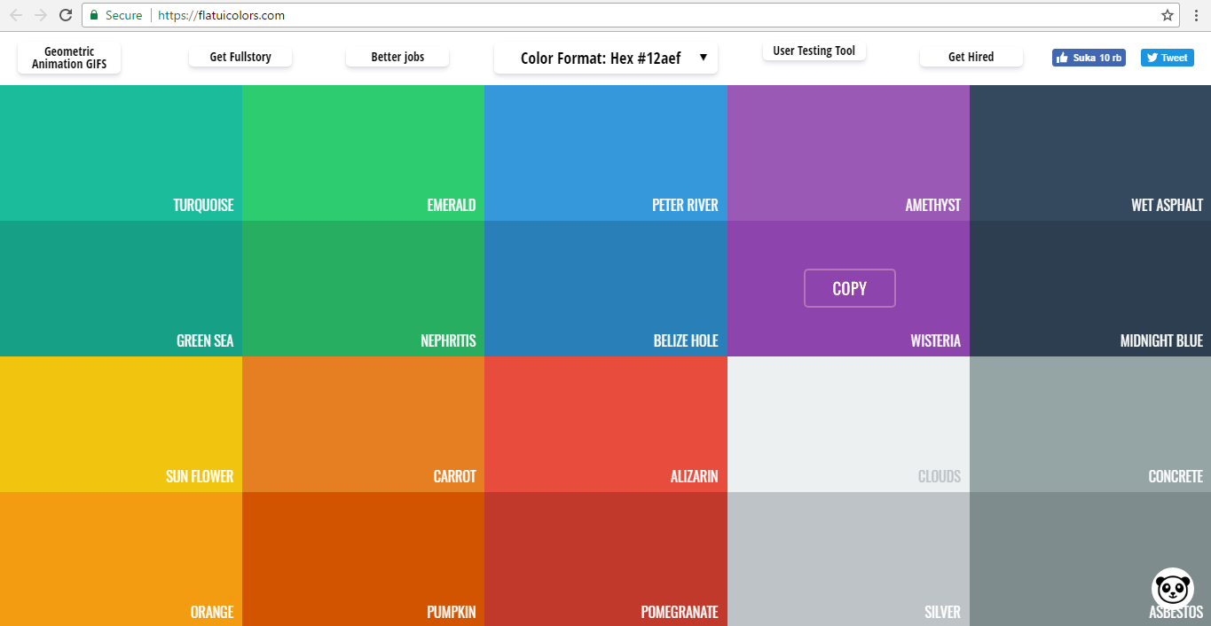 Detail Kode Warna Web Nomer 10