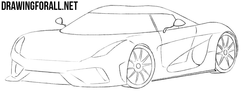 Detail Koenigsegg Drawings Nomer 3