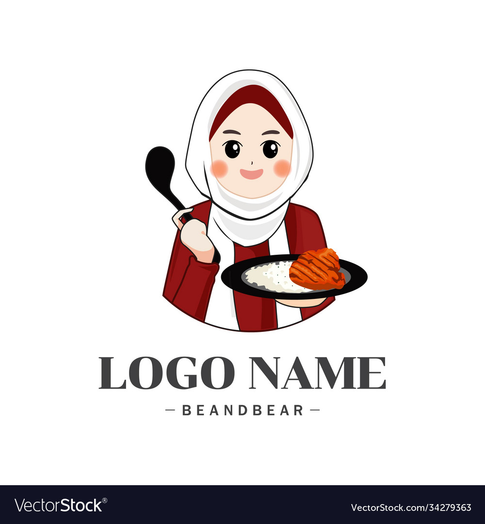 Detail Koki Hijab Vector Nomer 12