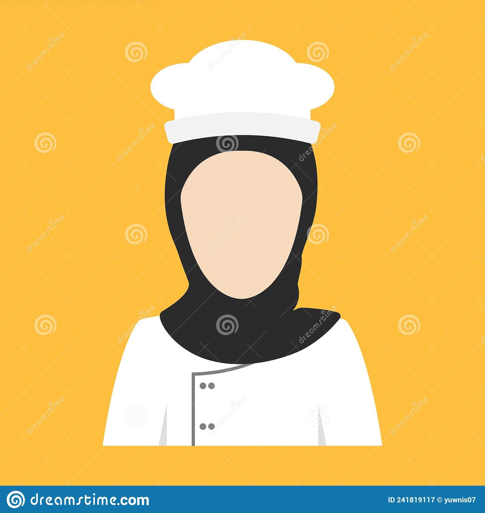 Detail Koki Hijab Vector Nomer 18