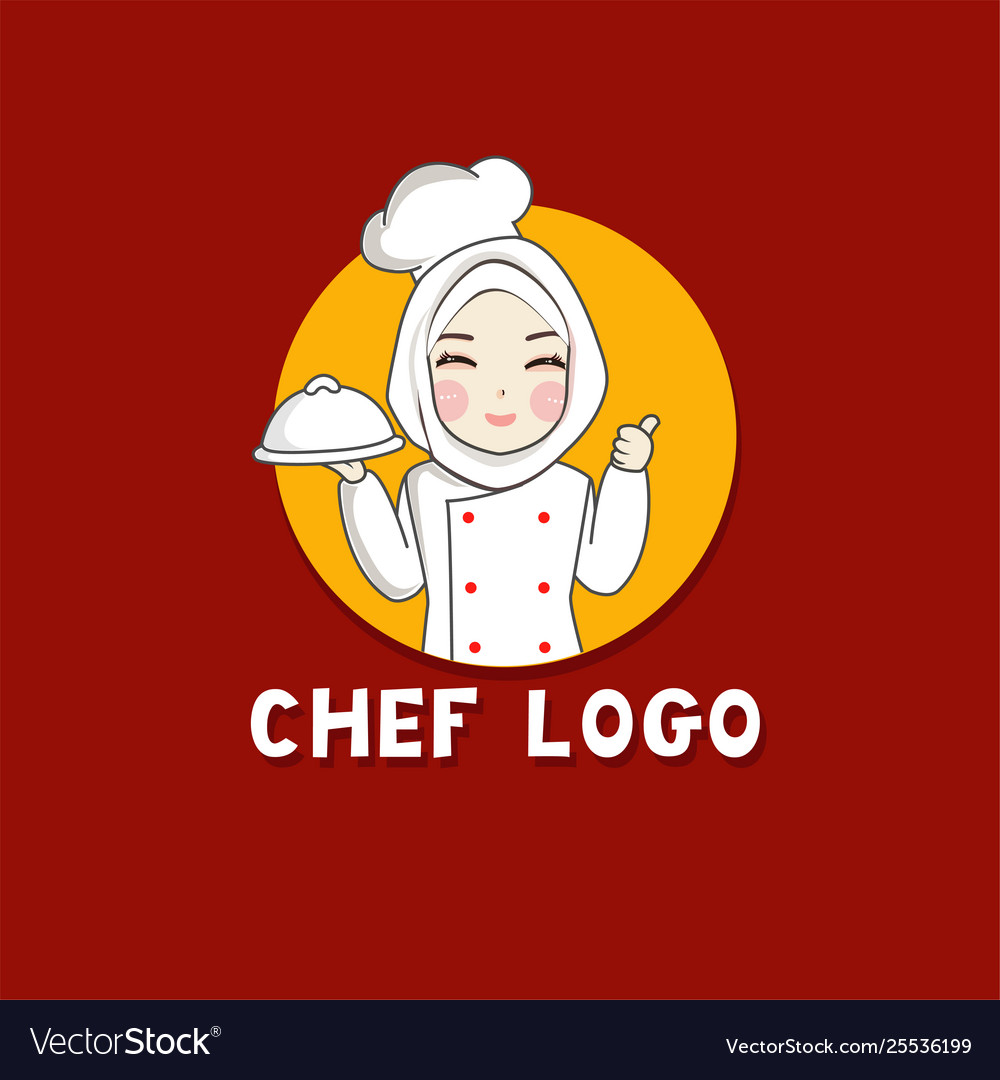 Detail Koki Hijab Vector Nomer 3