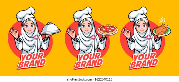 Detail Koki Hijab Vector Nomer 21