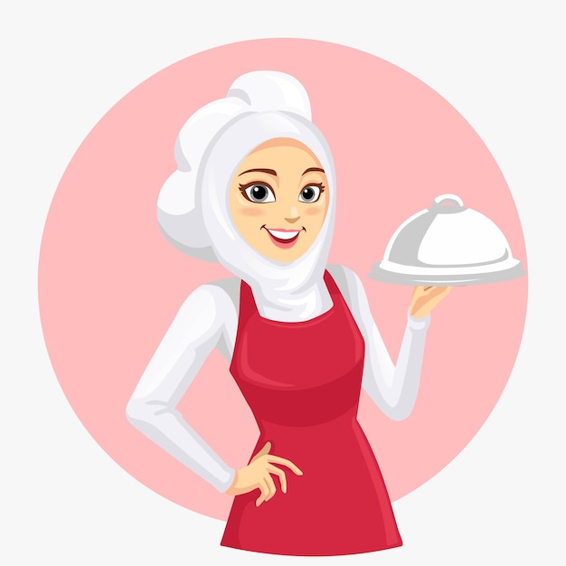 Detail Koki Hijab Vector Nomer 26