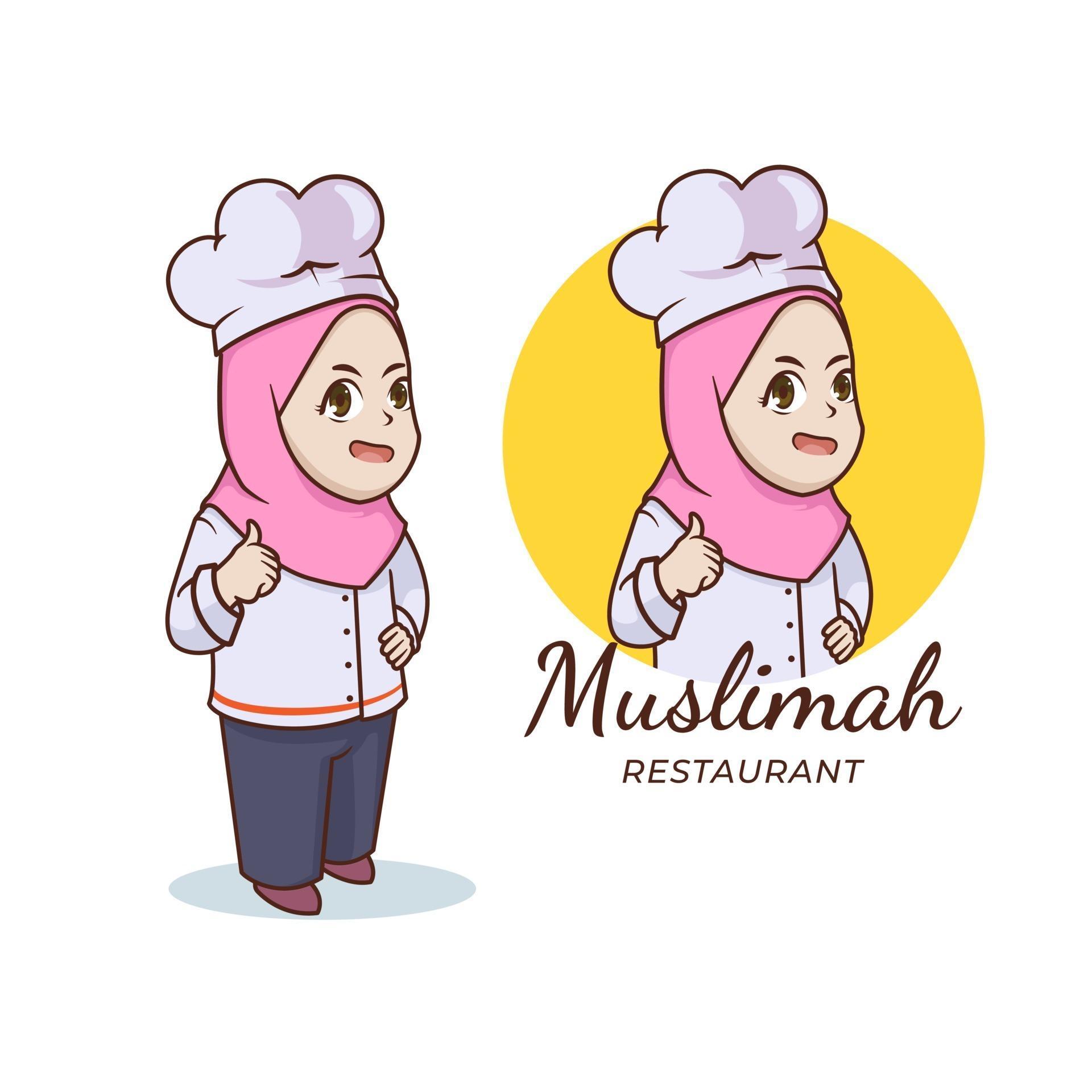 Detail Koki Hijab Vector Nomer 33