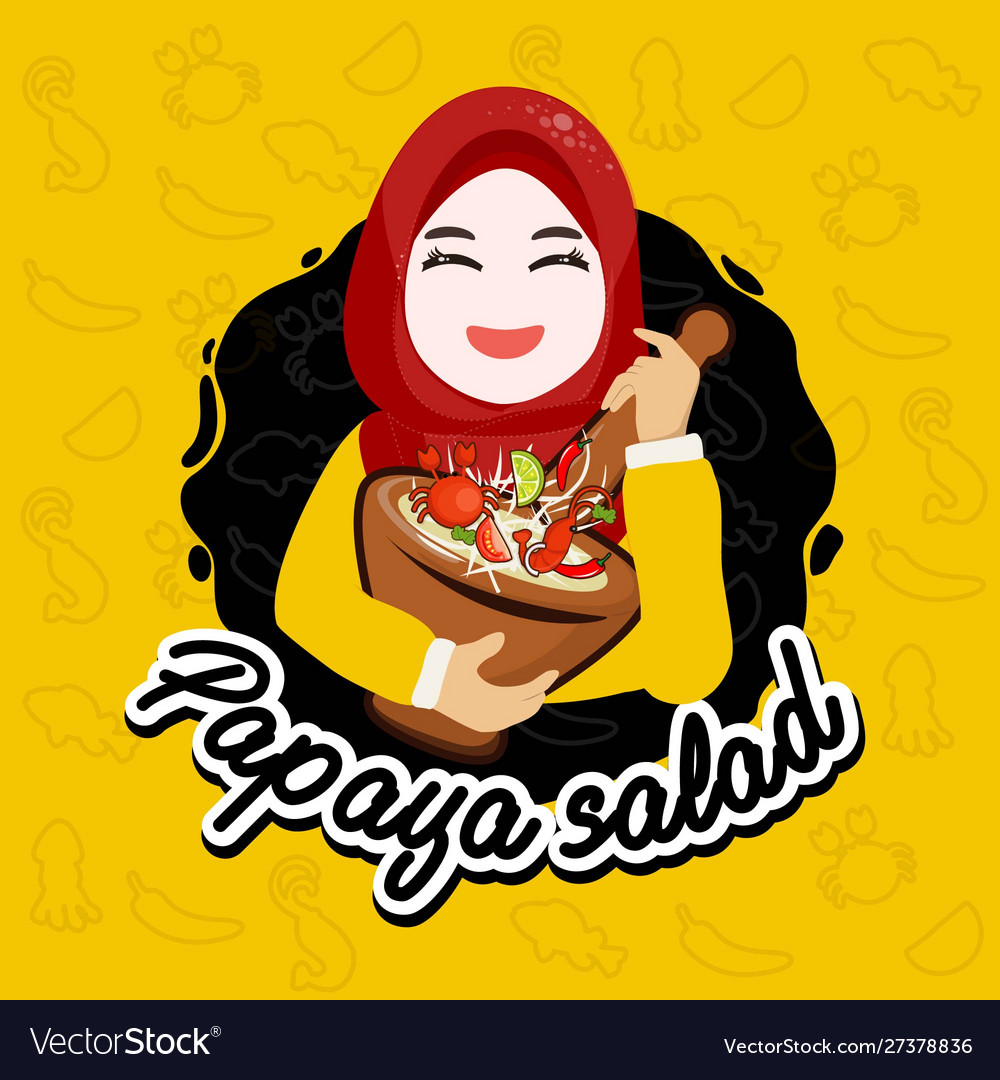 Detail Koki Hijab Vector Nomer 36