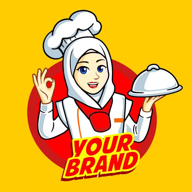 Detail Koki Hijab Vector Nomer 5