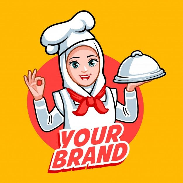Detail Koki Hijab Vector Nomer 6