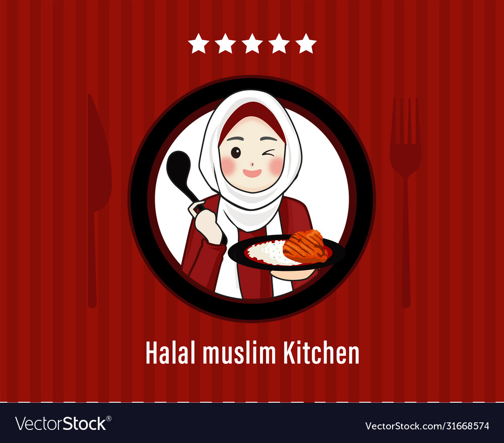 Detail Koki Hijab Vector Nomer 52