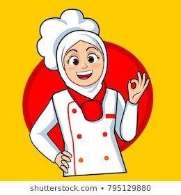 Detail Koki Hijab Vector Nomer 9