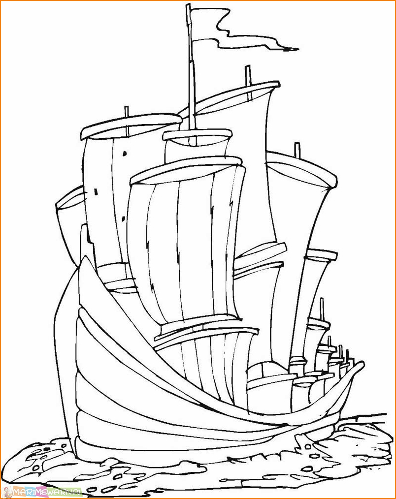 Detail Menggambar Perahu Untuk Anak Tk Nomer 41