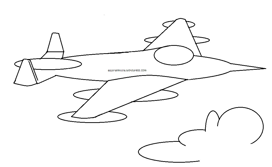 Detail Menggambar Pesawat Tempur Nomer 24