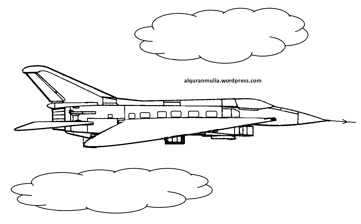 Detail Menggambar Pesawat Tempur Nomer 48