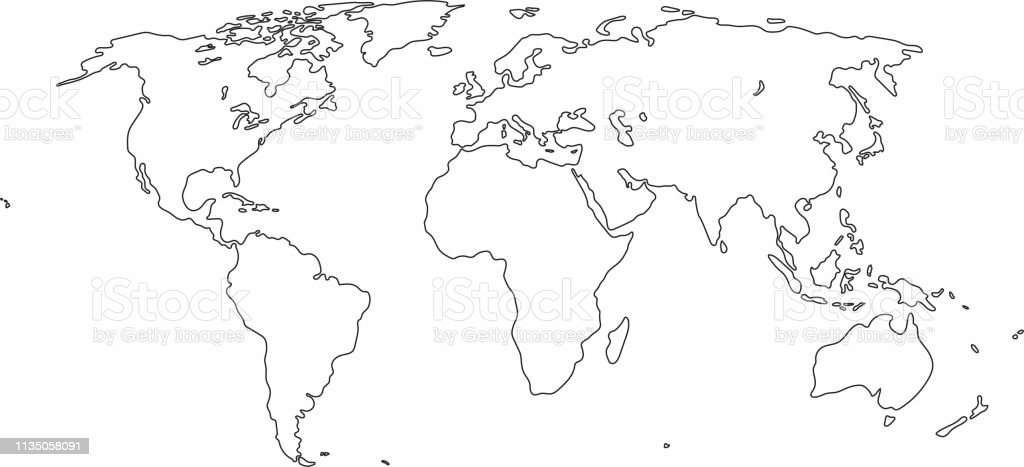 Detail Menggambar Peta Dunia Nomer 7