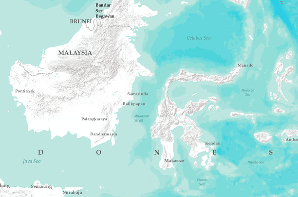 Detail Menggambar Peta Kalimantan Nomer 53