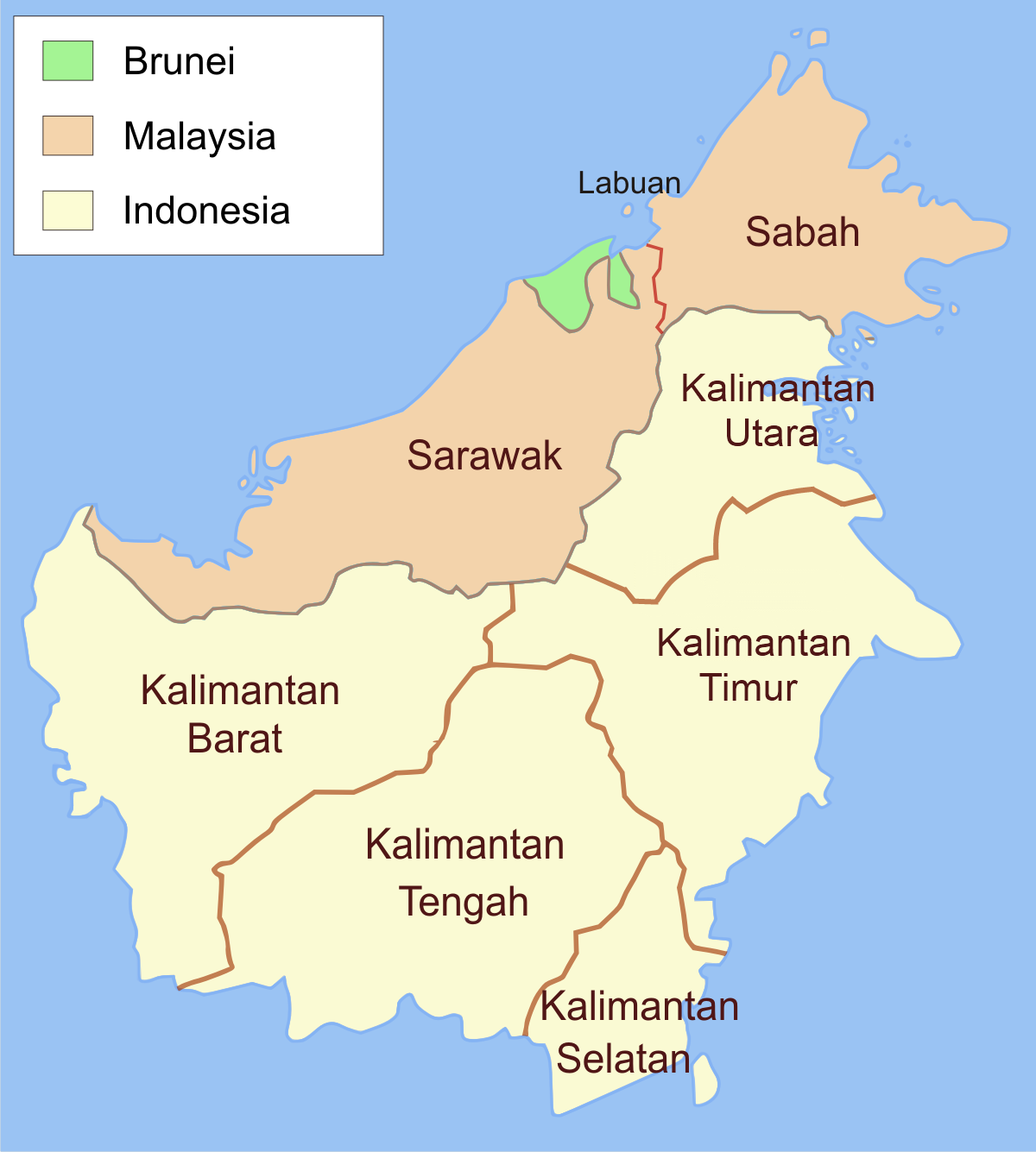 Detail Menggambar Peta Kalimantan Nomer 9