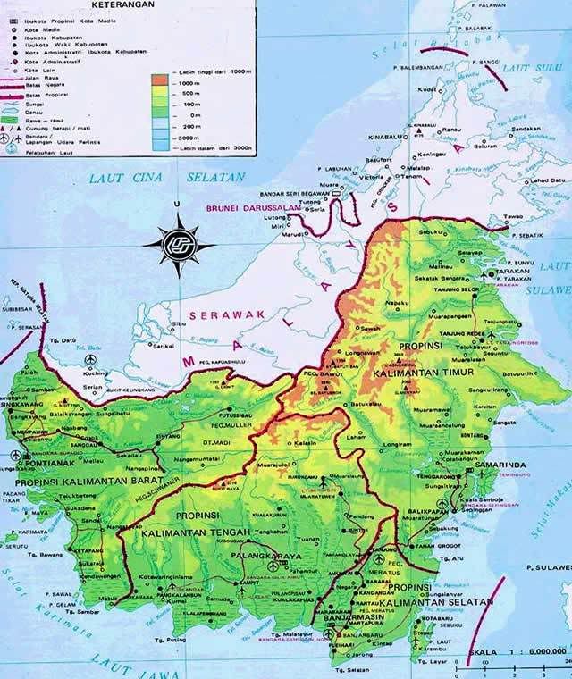 Detail Menggambar Peta Kalimantan Nomer 10