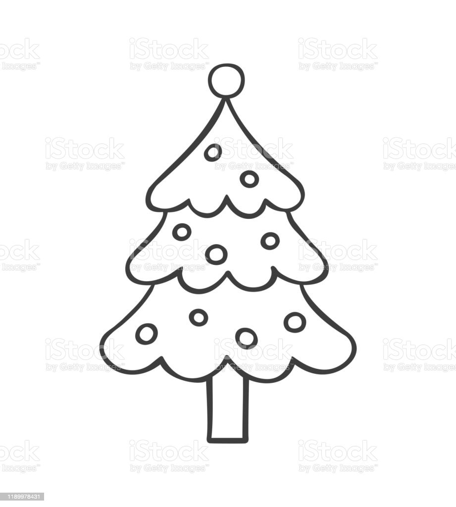 Detail Menggambar Pohon Natal Nomer 20