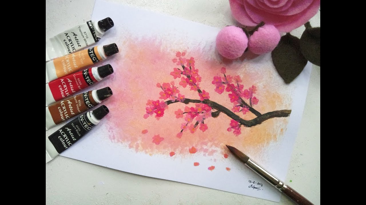 Detail Menggambar Pohon Sakura Nomer 29