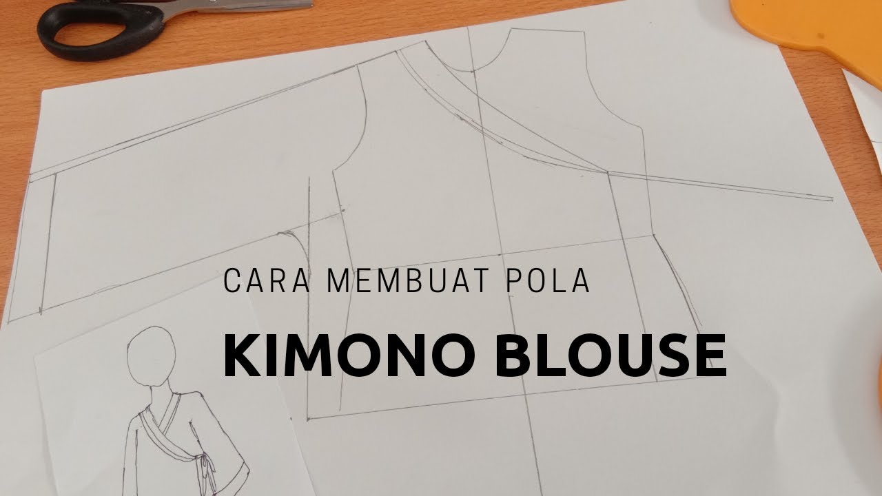 Detail Menggambar Pola Baju Nomer 48