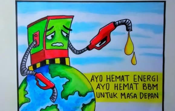 Detail Menggambar Poster Hemat Energi Nomer 39