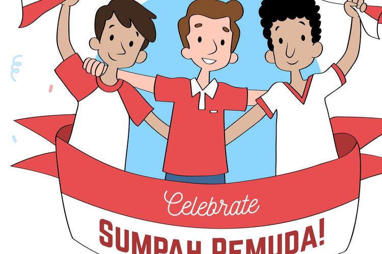 Detail Menggambar Poster Sumpah Pemuda Nomer 24